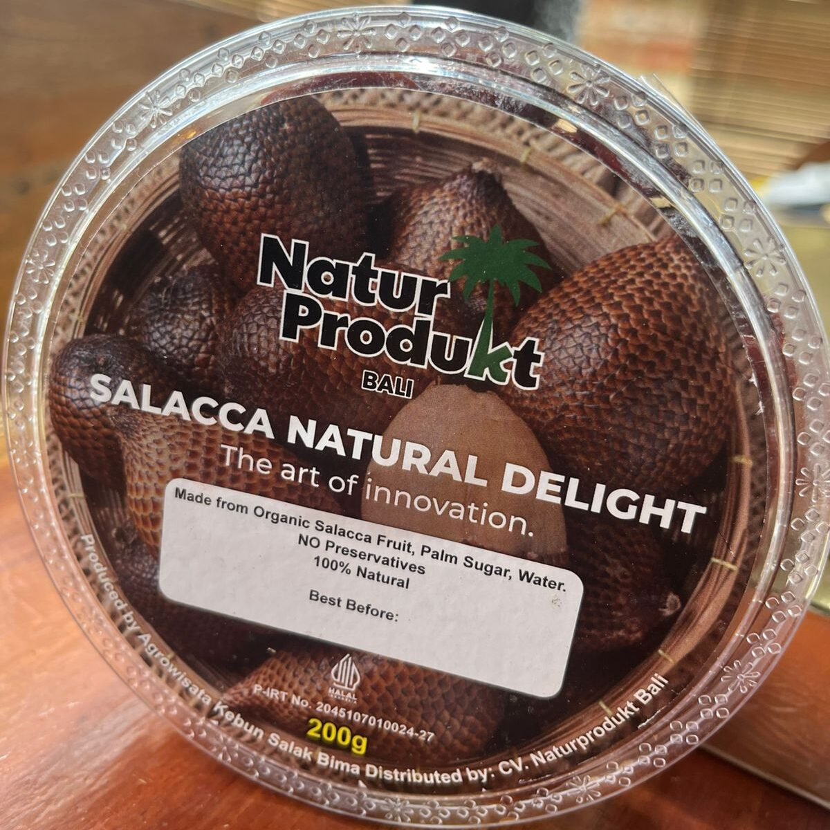 Naturprodukt snake fruit salacca candy